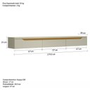 Ver imagem 3 de Rack para Tv até 65 Polegadas Suspenso