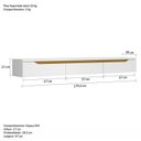 Ver imagem 3 de Rack para Tv até 65 Polegadas Suspenso