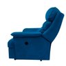 Poltrona Reclinável Elétrica Confortável Suede Azul Royal - 2