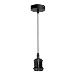 Lustre Pendente Luminaria Vintage Metal Fume - 1
