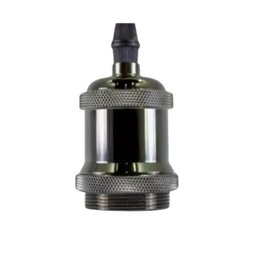 Lustre Pendente Luminaria Vintage Metal Fume - 2