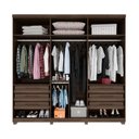 Ver imagem 2 de Guarda-roupa Closet 6 Gavetas com Pés Florianópolis Espresso Móveis