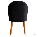 Ver imagem 4 de Kit 4 Cadeiras de Jantar Lua Pe Palito Suede Preto