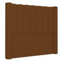 Ver imagem 1 de Cabeceira Casal Queen Cama Box 160cm Claire I02 Veludo Terracota - Mpozenato