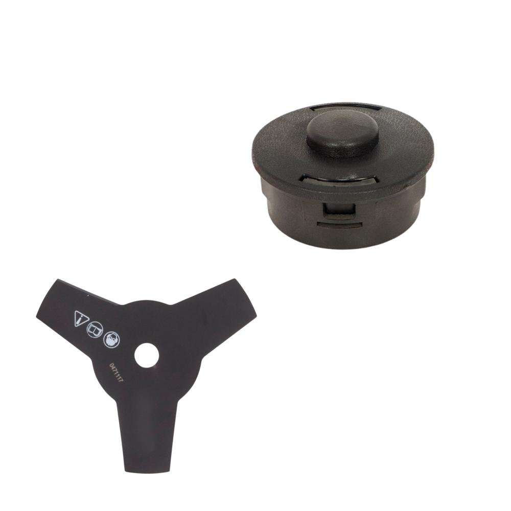 Roçadeira Lateral Gasolina Tekna Rl430acntk 2t 43cc 1,7hp Lâmina 3 Pontas e Cabeçote Nylon - 7