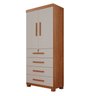 Guarda-roupa 2 Portas 4 Gavetas Ilhéus Espresso Móveis - 2