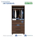 Ver imagem 6 de Guarda-roupa 2 Portas 4 Gavetas Ilhéus Espresso Móveis