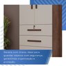 Guarda-roupa 2 Portas 4 Gavetas Ilhéus Espresso Móveis - 10