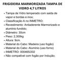 Ver imagem 7 de Frigideira Marmorizada Alça de Madeira e Alumínio 4,7 L - Vermelho