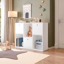 Ver imagem 1 de Organizador/Estante para Quarto Infantil com 3 Caixas e 3 Nichos Mia 96CMX74CMX30CM Branco
