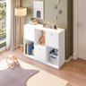 Organizador Estante para Quarto Infantil com 3 Caixas e 3 Nichos 74x30cm Mia - 9