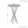 Mesa Bistro Tampo Mdf de 72cm Simpatia - 3