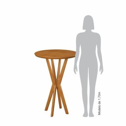 Mesa Bistro Tampo Mdf de 72cm Simpatia - 4