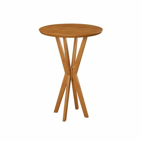 Mesa Bistro Tampo MDF de 72cm Simpatia Laranja/Cinamono