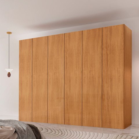 Guarda-roupa Casal 100% Mdf 6 Portas e 6 Gavetas Vision