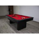 Ver imagem 1 de Mesa de Sinuca/bilhar com Tampo de Jantar - 2,00x1,10 - Vermelho