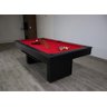 Mesa de Sinuca/bilhar com Tampo de Jantar - 2,00x1,10 - Vermelho - 1
