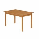 Ver imagem 2 de Mesa de Jantar Cativa 120cm x 80cm Retangular 4 Lugares Tampo MDF Marrom/Cinamono