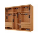 Ver imagem 5 de Guarda-Roupa Casal 100% MDF 6 Portas e 6 Gavetas Vision Marrom/Marromle/Off White