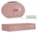 Ver imagem 5 de Penteadeira Suspensa para Quarto 1 Gaveta Rosa/Rose Ac