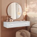 Ver imagem 1 de Penteadeira Suspensa Strass Gaveta com Divisória e Organizador 80cm