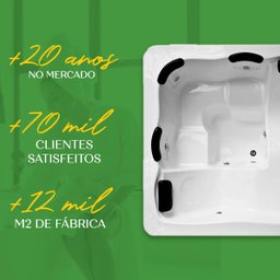 Spa Quadrado Nova Iorque com Hidro em Acrílico Combate - 5