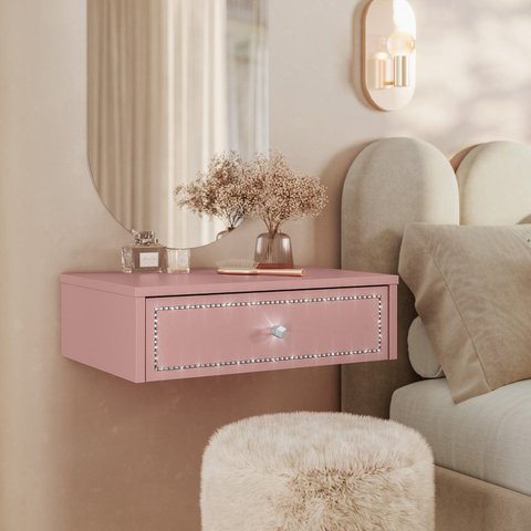 Penteadeira de Cabeceira Suspensa 1 Gaveta