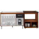 Ver imagem 5 de Balcao Cooktop 5 Bocas e Pia 120cm Savana Preto Mobbs