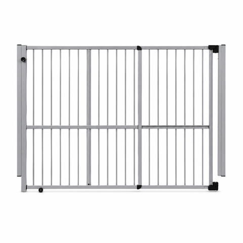 Portão de Segurança - Alumínio - 100 Cm X 070 a 125 Cm - Branco