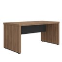 Ver imagem 2 de Mesa para Escritório Grande Mdp Tampo Tamburato Nogal/preto