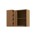 Ver imagem 5 de Armário Cozinha Modulado Canto Reto Vibra T652 C/ 1 Porta 98cm Canela/grafite Lacca Kappesberg