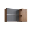 Ver imagem 3 de Armário Aéreo para Cozinha Canto Reto Athena