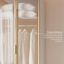 Ver imagem 7 de Guarda-Roupa Planejado de Canto 5 Peças 9 Portas Jade CabeCasa MadeiraOriginals Branco/Fosco/Avelã