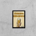 Ver imagem 1 de Quadro Não Enche Meu Saco, Enche o Meu Copo 33x24cm - com vidro:Madeira preta