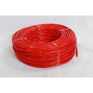 Fio Cabo Flexível 6 Mm 100 Metros Vermelho