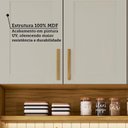 Ver imagem 4 de Armário Aéreo de Cozinha 2 Portas com Prateleira 80cm 100% MDF Estônia Espresso Móveis 