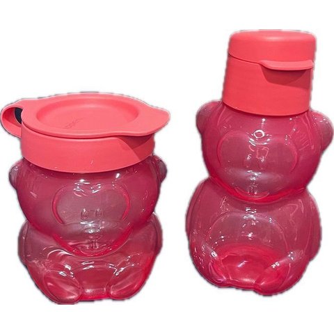 Tupperware Kit 2 Peças Garrafa e Copinho Infantil Urso