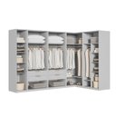 Ver imagem 5 de Guarda-Roupa Planejado de Canto 5 Peças 9 Portas Jade CabeCasa MadeiraOriginals Cinza/Urbano/Avelã