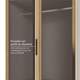 Guarda-Roupa Modulado de Canto 5 Peças 9 Portas com 4 Portas Reflecta Jade Cabecasa Madeiramadeira - 7