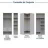 Guarda-roupa Modulado de Canto 5 Peças 9 Portas Jade CabeCasa MadeiraMadeira - 4
