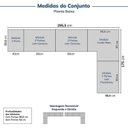 Ver imagem 2 de Guarda-Roupa Planejado de Canto 5 Peças 9 Portas Jade CabeCasa MadeiraOriginals Cinza/Urbano/Avelã