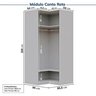 Guarda-roupa Modulado de Canto 5 Peças 9 Portas Jade CabeCasa MadeiraMadeira - 14