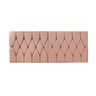 Cabeceira Painel Dubai Deluxe Estofada Queen Size Rosé - 1,60 metros - 2