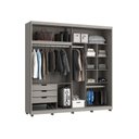 Ver imagem 6 de Guarda-Roupa com Espelho 2 Portas de Correr e 3 Gavetas Malthus