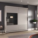 Ver imagem 1 de Guarda-Roupa com Espelho 2 Portas de Correr e 3 Gavetas Malthus
