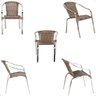 7 Cadeira Maresia Aluminio Polido Fibra Sintetica Tr. Simples - Argila - 5