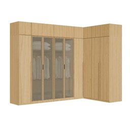 Guarda-Roupa Modulado de Canto 10 Peças 18 Portas com 4 Portas Reflecta Jade Cabecasa Madeiramadeira - 19