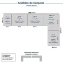 Ver imagem 2 de Guarda-Roupa Planejado de Canto 10 Peças 18 Portas Jade CabeCasa MadeiraOriginals Amarelo/Avelã