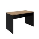 Ver imagem 5 de Escrivaninha Mesa Escritório Diretor em L 120cm Espresso Móveis Calvi e Preto Marrom