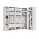Ver imagem 5 de Guarda-Roupa Planejado de Canto 10 Peças 18 Portas Jade CabeCasa MadeiraOriginals Branco/Fosco/Avelã